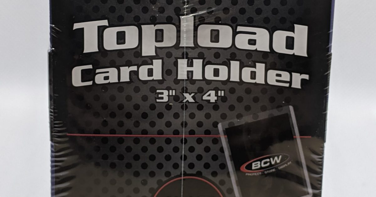 BCW Toploader Kartenhalter – 25 Stück, Klar, Für Standard-Karten (3x4 Zoll) BCW Toploader Kartenhalter – 25 Stück, Klar, Für Standard-Karten (3x4 Zoll)