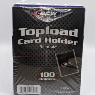 BCW 50-Count Topload Card Holders and 100-Count Sleeves 