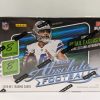 A blaster box of 2020 Panini Absolute Football cards. cards