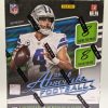 A blaster box of 2020 Panini Absolute Football cards. cards