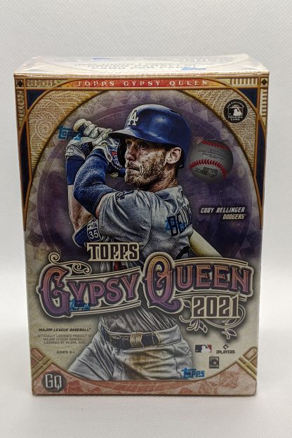 A blaster box of 2021 Topps Gypsy Queen Baseball cards