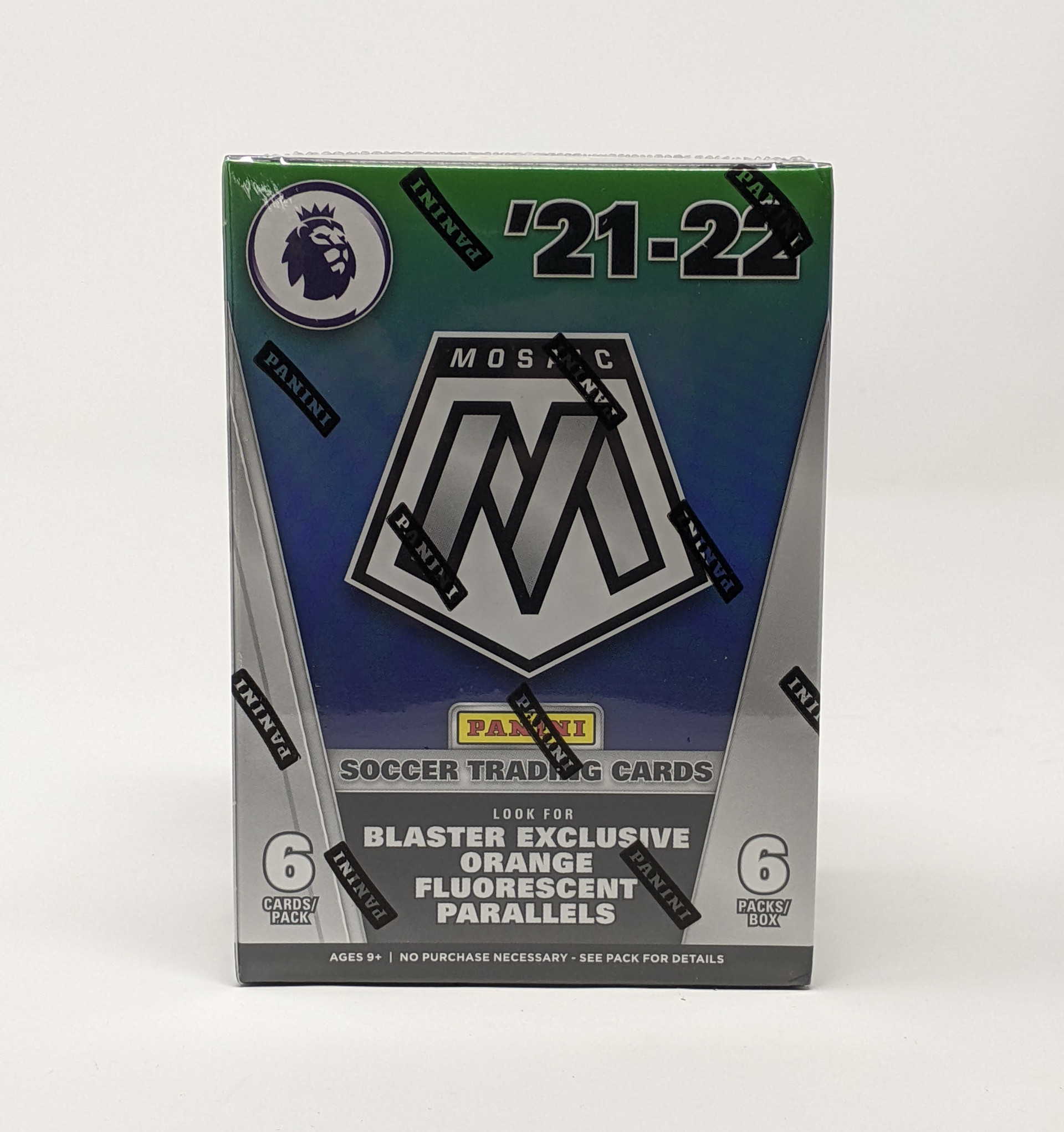 2021-22 Panini Mosaic Soccer Trading Card Blaster Box