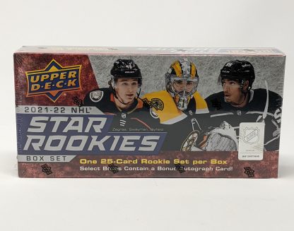 2021-22 Upper Deck NHL Star Rookies Hockey Trading Card Blaster Box